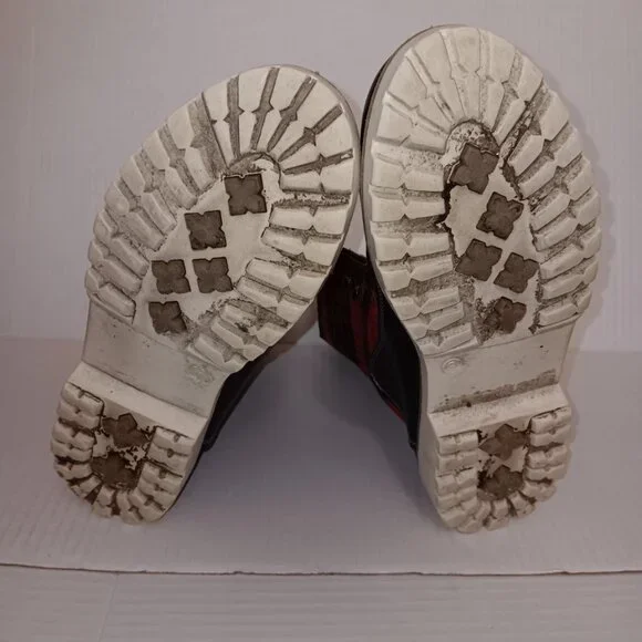 HOTKISS PLAID PRINT FAUX FUR BOOTS - Picture 4 of 13